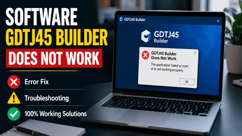 Software GDTJ45 Builder Does Not Work: Causes and Fixes