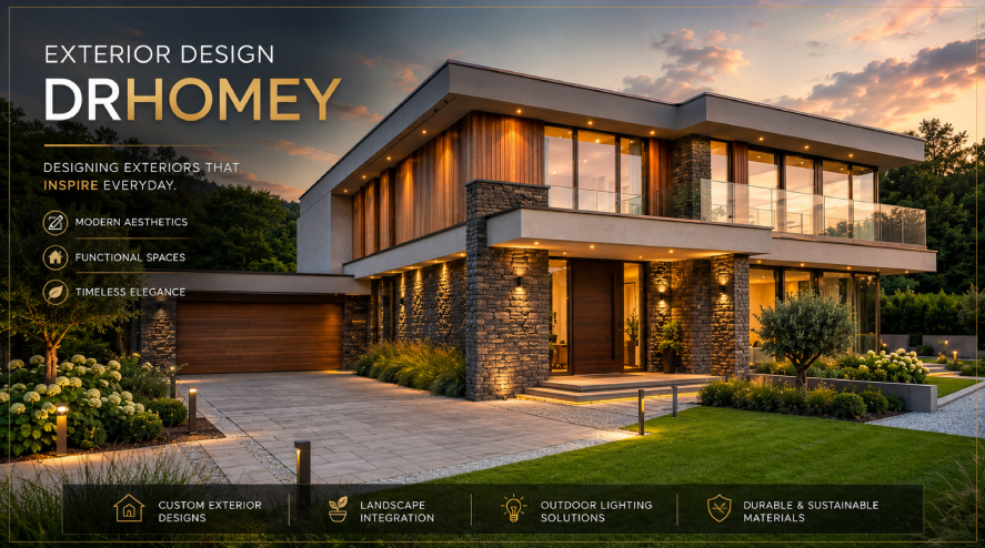 Exterior Design Drhomey: Transform Your Home’s Curb Appeal